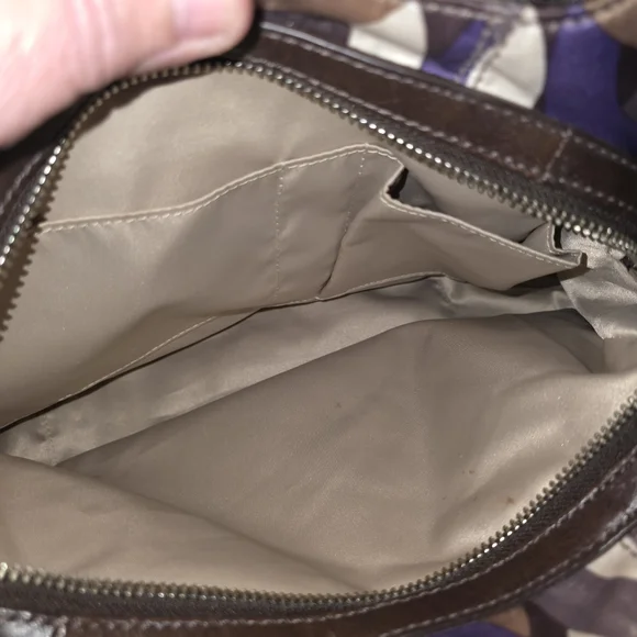 Coach Multicolor Patterned Handbag - Picture 7 of 11